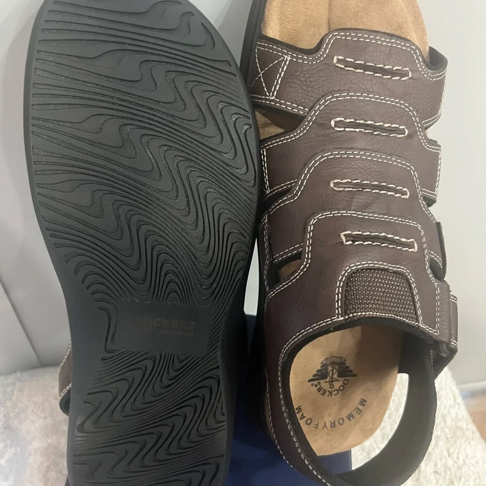Dockers‎ Men's Dark Brown Strap Sandals
